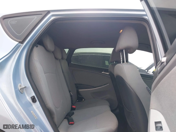 2014 Hyundai Accent GS with VIN KMHCT5AE1EU147015, listed as a IAAI auction lot 41659497 with 147,832 mi miles. Bid and sale history available at carsss.com. Image 8.