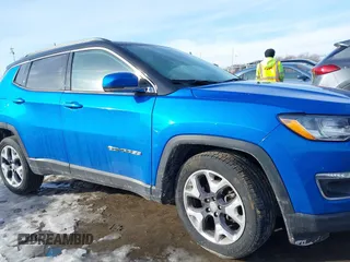 2020 Jeep Compass Limited with VIN 3C4NJDCB7LT147155, listed as a IAAI auction lot 41654100 with 66,205 mi miles. Bid and sale history available at carsss.com. Image 12.