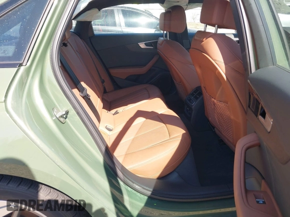 2025 Audi A4 S line Premium Plus with VIN WAUEAAF48SN000964, listed as a IAAI auction lot 41758244 with 9,912 mi miles and . Bid and sale history available at DreamBid. Image 8.