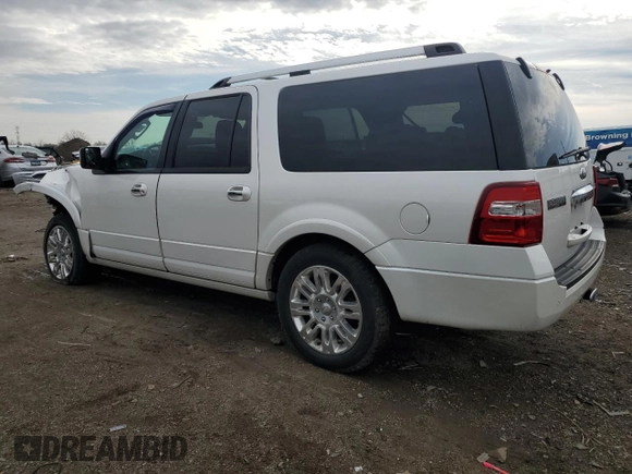 2013 Ford Expedition Max Limited with VIN 1FMJK2A50DEF56298, listed as a Copart auction lot 43543285 with 171,706 mi miles and Salvage title. Bid and sale history available at DreamBid. Image 2.