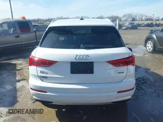 2020 Audi Q3 Premium with VIN WA1AECF31L1098425, listed as a IAAI auction lot 41640806 with 100,462 mi miles and . Bid and sale history available at DreamBid. Image 16.