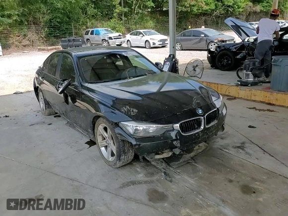 2014 BMW 3 Series 328i with VIN WBA3A5C53EF605081, listed as a Copart auction lot 59578235 with 195,443 mi miles and Salvage title. Bid and sale history available at DreamBid. Image 13.