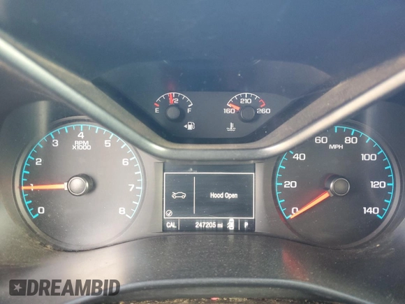 2016 Chevrolet Colorado 4WD WT with VIN 1GCHTBE34G1209920, listed as a Copart auction lot 80104974 with 247,205 mi miles and Salvage Title. Bid and sale history available at carsss.com. Image 9.