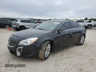 2014 Buick Regal GS with VIN 2G4GT5GX7E9273967, listed as a Copart auction lot 46357385 with 194,041 mi miles and Salvage Title. Bid and sale history available at carsss.com. Image 1.