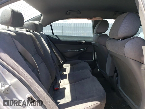 2008 Honda Civic LX with VIN JHMFA16568S001202, listed as a Copart auction lot 54562225 with 117,344 mi miles and Salvage Title. Bid and sale history available at DreamBid. Image 10.