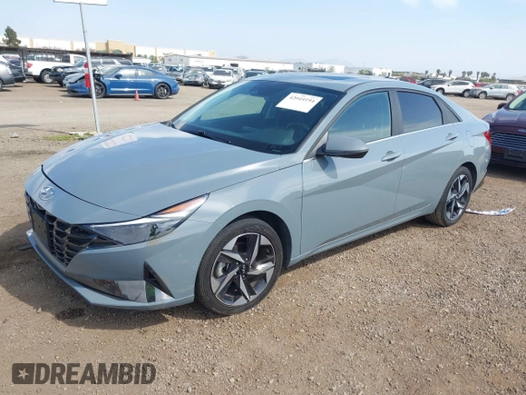 2023 Hyundai Elantra Limited z VIN KMHLP4AG9PU396410, wystawiony jako IAAI lot #42044194 z przebiegiem 52 662 mil mil oraz . Historia ofert i sprzedaży dostępna na DreamBid. Obrazek 17.