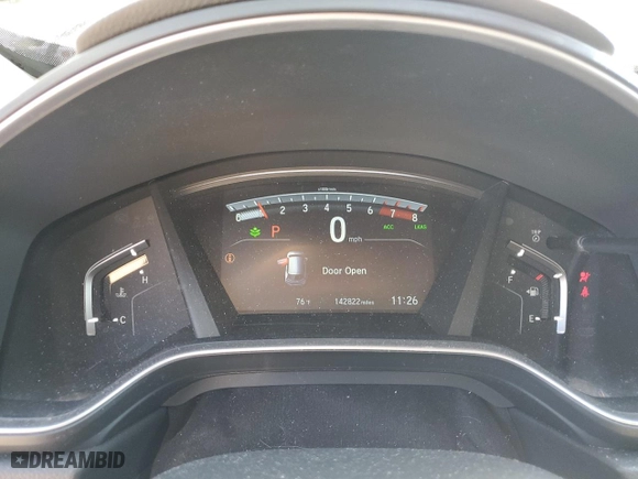 2018 Honda CR-V EX with VIN 7FARW1H56JE015816, listed as a Copart auction lot 48118265 with 142,822 mi miles and Salvage Title. Bid and sale history available at carsss.com. Image 9.