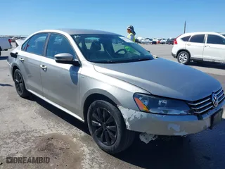 2013 Volkswagen Passat S w/Appearance with VIN 1VWAH7A31DC145354, listed as a IAAI auction lot 41765782 with 221,921 mi miles. Bid and sale history available at carsss.com. Image 1.