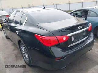 2017 Infiniti Q50 Signature Edition with VIN JN1EV7AP7HM741104, listed as a IAAI auction lot 41434197 with 78,033 mi miles and . Bid and sale history available at DreamBid. Image 3.