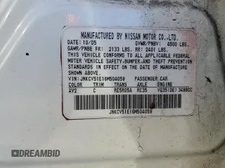 2006 Infiniti G35 with VIN JNKCV51E16M504059, listed as a Copart auction lot 78990024 with 126,145 mi miles and Salvage Title. Bid and sale history available at DreamBid. Image 14.