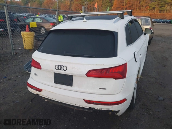 2020 Audi Q5 Premium Plus with VIN WA1BNAFY7L2012758, listed as a IAAI auction lot 40736399 with 1 mi miles. Bid and sale history available at carsss.com. Image 17.