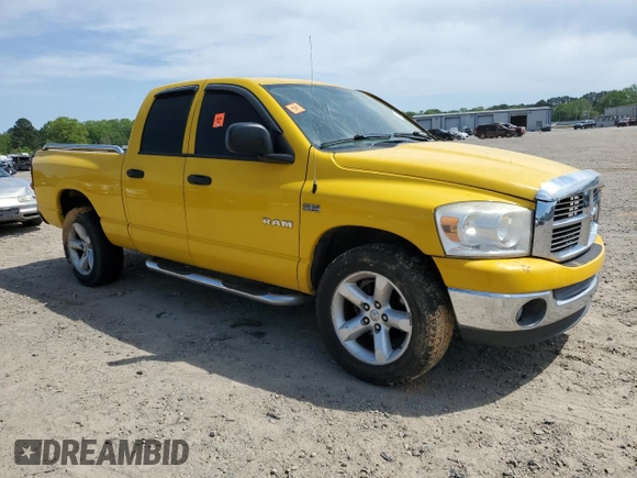 2008 Dodge 1500 SLT with VIN 1D7HA18258S523564, listed as a Copart auction lot 53382585 with 391,836 mi miles and Salvage title. Bid and sale history available at DreamBid. Image 4.