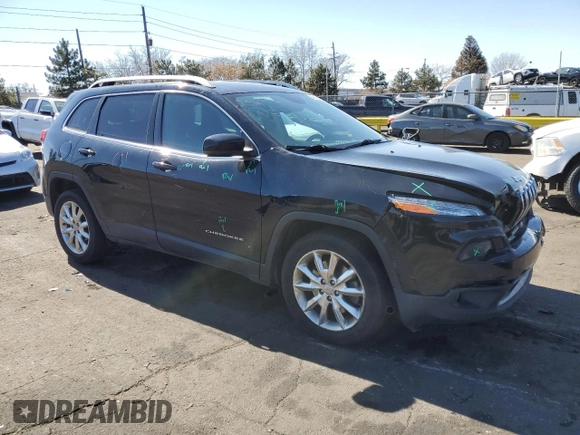 2017 Jeep Cherokee Limited with VIN 1C4PJLDB4HW516170, listed as a Copart auction lot 48109865 with 151,647 mi miles and Salvage Title. Bid and sale history available at carsss.com. Image 4.