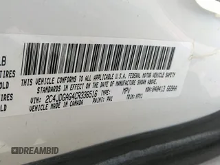 2012 Ram Cargo Van with VIN 2C4JDGAG4CR336516, listed as a IAAI auction lot 41944853 with 32,688 mi miles. Bid and sale history available at carsss.com. Image 9.