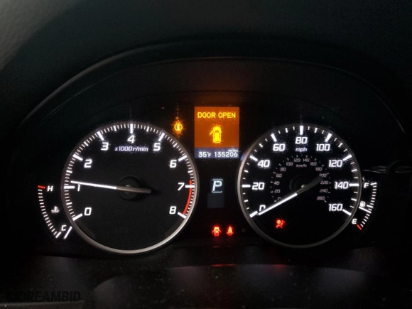 2013 Acura RDX with VIN 5J8TB3H37DL004334, listed as a Copart auction lot 44413725 with 135,206 mi miles and Salvage Title. Bid and sale history available at carsss.com. Image 9.