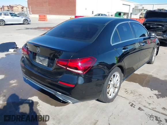 2019 Mercedes-Benz A 220 with VIN WDD3G4EBXKW002421, listed as a IAAI auction lot 41155602 with 141,268 mi miles and . Bid and sale history available at DreamBid. Image 4.