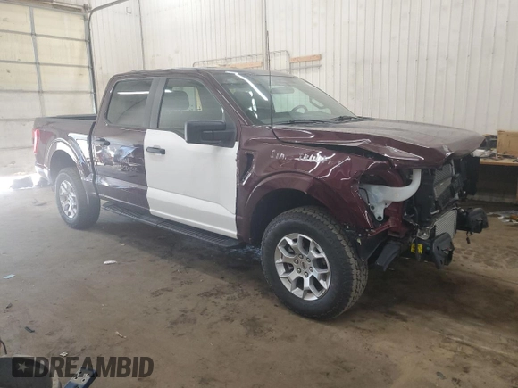 2023 Ford F-150 z VIN 1FTFW1P8XPKF57362, wystawiony jako Copart lot #53334115 z przebiegiem 485 mil mil oraz Szkoda całkowita • Salvage title. Historia ofert i sprzedaży dostępna na DreamBid. Obrazek 4.