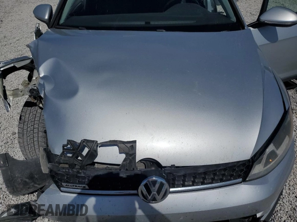 2017 Volkswagen Golf S with VIN 3VWH17AU5HM519139, listed as a Copart auction lot 58598645 with 79,051 mi miles and Salvage title. Bid and sale history available at DreamBid. Image 12.