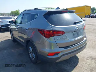 2017 Hyundai Santa Fe Sport 2.4L with VIN 5NMZU3LB9HH001167, listed as a IAAI auction lot 42061866 with 144,441 mi miles. Bid and sale history available at carsss.com. Image 3.