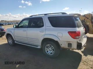 2005 Toyota Sequoia Limited with VIN 5TDBT48A55S240444, listed as a Copart auction lot 52815205 with 287,241 mi miles and Salvage Title. Bid and sale history available at DreamBid. Image 2.