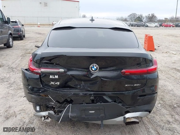 2023 BMW X4 xDrive30i with VIN 5UX33DT01P9S20808, listed as a IAAI auction lot 41153530 with NaN miles. Bid and sale history available at carsss.com. Image 17.