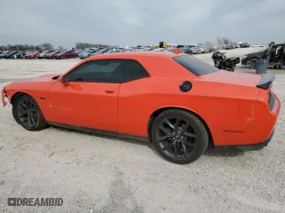 2023 Dodge Challenger R/T with VIN 2C3CDZBTXPH689231, listed as a Copart auction lot 48801405 with 9,386 mi miles and Salvage Title. Bid and sale history available at carsss.com. Image 2.