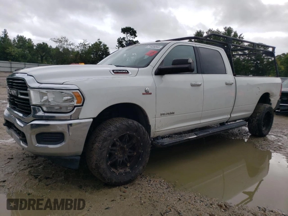 2019 Ram 2500 Big Horn with VIN 3C6UR5JL7KG529979, listed as a Copart auction lot 71635044 with 227,547 mi miles and Salvage Title. Bid and sale history available at carsss.com. Image 1.