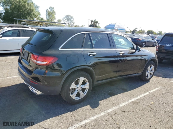 2016 Mercedes-Benz GLC with VIN WDC0G4JB7GF065173, listed as a Copart auction lot 54160405 with 88,642 mi miles and Salvage Title. Bid and sale history available at carsss.com. Image 3.