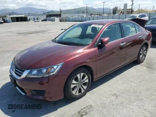 2015 Honda Accord Sedan LX with VIN 1HGCR2F33FA167831, listed as a Copart auction lot 51543305 with 63,841 mi miles and Salvage Title. Bid and sale history available at carsss.com. Image 1.