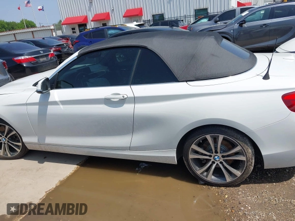 2019 BMW 2 Series 230i with VIN WBA2M7C56KVD52017, listed as a IAAI auction lot 41922976 with 42,194 mi miles and . Bid and sale history available at carsss.com. Image 15.