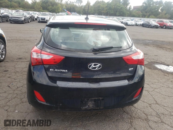 2017 Hyundai Elantra GT with VIN KMHD35LH5HU354037, listed as a Copart auction lot 72725844 with 71,207 mi miles and Salvage Title. Bid and sale history available at carsss.com. Image 6.
