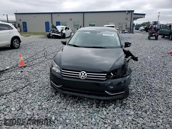 2012 Volkswagen Passat SE with VIN 1VWBP7A35CC037714, listed as a Copart auction lot 52194795 with 77,235 mi miles and Salvage Title. Bid and sale history available at carsss.com. Image 14.