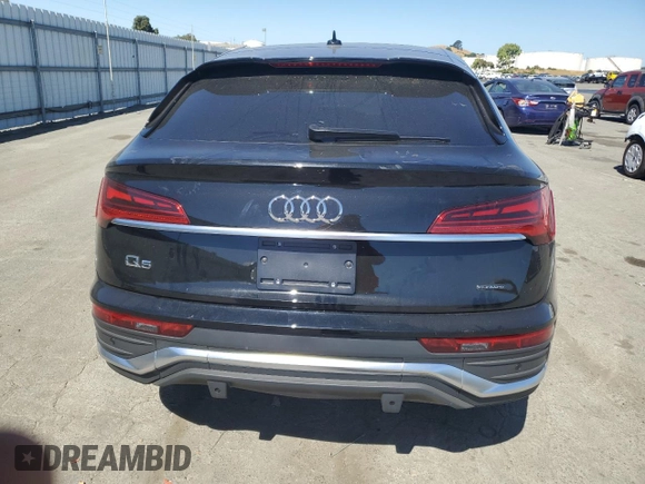 2023 Audi Q5 Sportback S line Premium с VIN WA14AAFY0P2090325, выставлен на аукционе Copart как лот 61497243 с пробегом 6 914 миль миль и . История ставок и продаж доступна на DreamBid. Изображение 6.