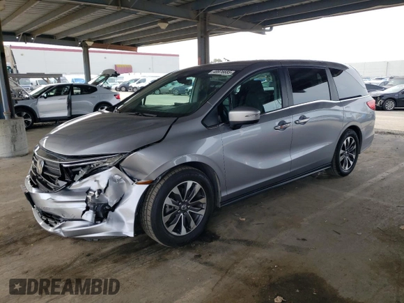 2022 Honda Odyssey EX-L с VIN 5FNRL6H79NB040847, выставлен на аукционе Copart как лот 48976685 с пробегом 62 045 миль миль и Списание • Salvage title. История ставок и продаж доступна на DreamBid. Изображение 1.