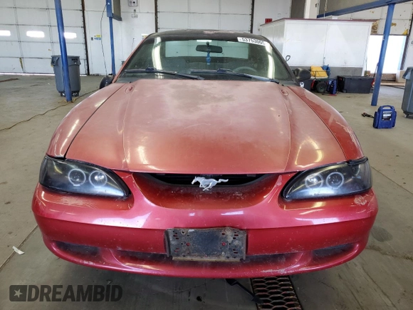 1998 Ford Mustang with VIN 1FAFP4041WF221120, listed as a Copart auction lot 53753005 with 117,219 mi miles and Clean title. Bid and sale history available at DreamBid. Image 5.