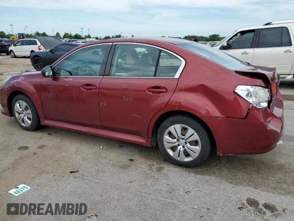 2014 Subaru Legacy 2.5i with VIN 4S3BMBA68E3009093, listed as a Copart auction lot 64075085 with 86,782 mi miles and Salvage title. Bid and sale history available at DreamBid. Image 2.