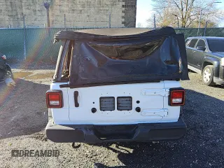 2022 Jeep Wrangler Unlimited Sport with VIN 1C4HJXDN7NW270183, listed as a Copart auction lot 80512144 with 10,935 mi miles and Clean Title. Bid and sale history available at DreamBid. Image 6.