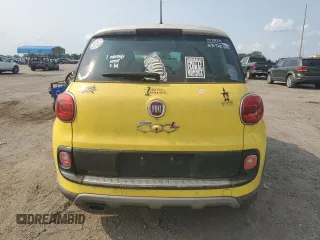 2014 FIAT 500L Trekking with VIN ZFBCFADH3EZ010061, listed as a Copart auction lot 59263115 with 98,207 mi miles and Salvage title. Bid and sale history available at DreamBid. Image 6.