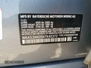 2022 BMW 2 Series 228i z VIN WBA53AK05N7K45372, wystawiony jako Copart lot #46352365 z przebiegiem 36 579 mil mil oraz Szkoda całkowita • Salvage title. Historia ofert i sprzedaży dostępna na DreamBid. Obrazek 12.
