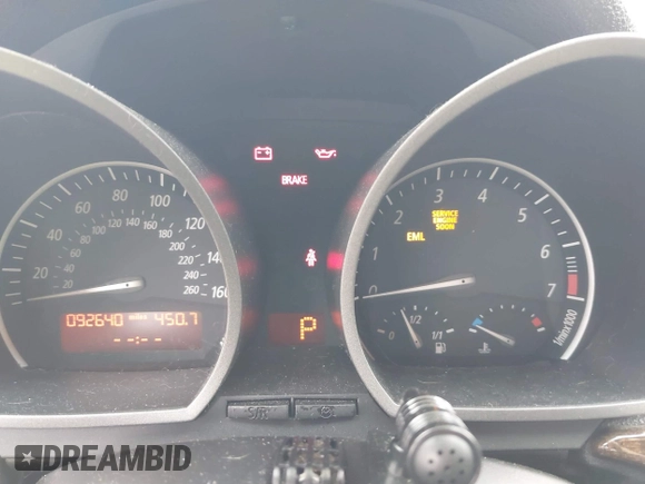 2004 BMW Z4 2.5i with VIN 4USBT334X4LS48707, listed as a IAAI auction lot 41737439 with 92,640 mi miles and . Bid and sale history available at DreamBid. Image 7.