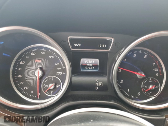 2017 Mercedes-Benz GLS 450 with VIN 4JGDF6EE5HA760790, listed as a Copart auction lot 56671104 with 91,131 mi miles and Salvage Title. Bid and sale history available at DreamBid. Image 9.