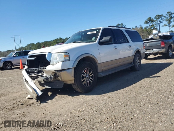 2012 Ford Expedition Max King Ranch with VIN 1FMJK1H51CEF15189, listed as a Copart auction lot 45709115 with 152,415 mi miles and Salvage title. Bid and sale history available at DreamBid. Image 1.