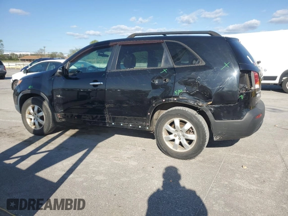 2012 Kia Sorento LX with VIN 5XYKT4A12CG280940, listed as a Copart auction lot 51919645 with 182,541 mi miles and Salvage Title. Bid and sale history available at DreamBid. Image 2.