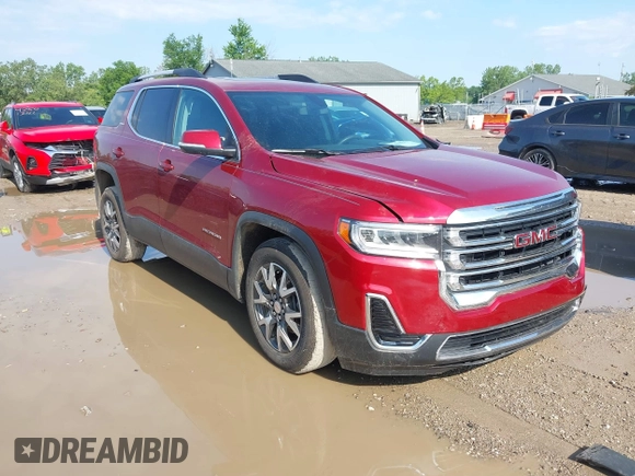 2020 GMC Acadia SLE with VIN 1GKKNRLS9LZ222083, listed as a IAAI auction lot 42552979 with 21,669 mi miles and . Bid and sale history available at DreamBid. Image 1.