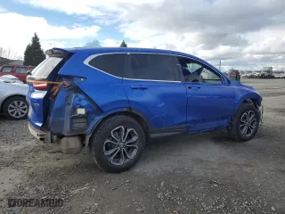 2021 Honda CR-V EX with VIN 7FARW2H55ME003831, listed as a Copart auction lot 47238965 with 57,093 mi miles and Salvage Title. Bid and sale history available at carsss.com. Image 3.
