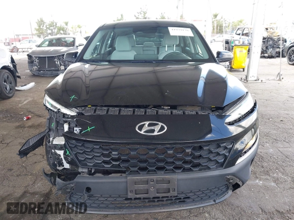 2022 Hyundai Kona Preferred with VIN KM8K22AB6NU765014, listed as a IAAI auction lot 41939176 with 69,522 mi miles and . Bid and sale history available at carsss.com. Image 6.
