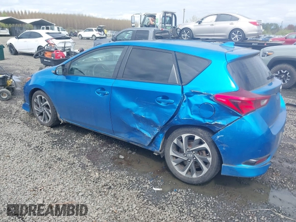 2016 Scion iM z VIN JTNKARJE1GJ512385, wystawiony jako IAAI lot #42020888 z przebiegiem 95 355 mil mil oraz . Historia ofert i sprzedaży dostępna na DreamBid. Obrazek 3.