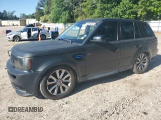 2010 Land Rover Range Rover Sport HSE with VIN SALSF2D41AA229937, listed as a Copart auction lot 54884035 with 109,760 mi miles and Salvage Title. Bid and sale history available at DreamBid. Image 1.