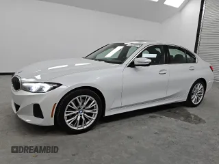 2024 BMW 3 Series 330i with VIN 3MW69FF00R8E89560, listed as a Copart auction lot 52459365 with 18,931 mi miles and Clean Title. Bid and sale history available at carsss.com. Image 1.
