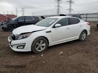 2015 Kia Optima LX z VIN KNAGM4A73F5573246, wystawiony jako Copart lot #55215845 z przebiegiem 152 978 mil mil oraz Szkoda całkowita • Salvage title. Historia ofert i sprzedaży dostępna na DreamBid. Obrazek 1.